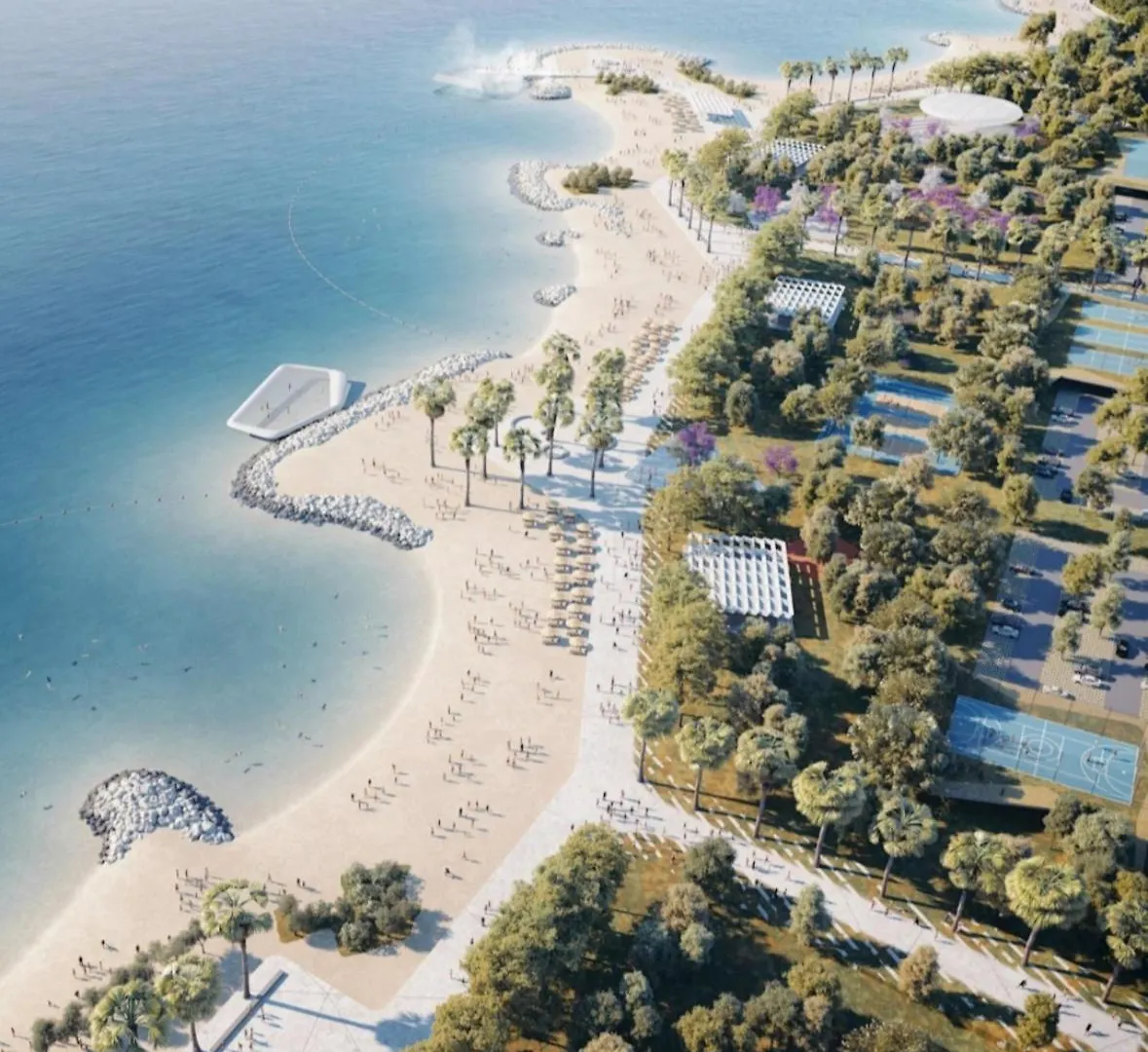 Abyss New Lux Apartment Near Beach With Private Garage Split 0*,